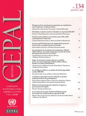 cover image of Revista de la CEPAL No. 134, Agosto 2021